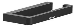 Ravak 10° black držiak toaletného papiera čierna X07P565