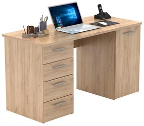PC stolík Telur (dub artisan). Vlastná spoľahlivá doprava až k Vám domov. 1119636