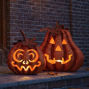 Kovový lampáš TEKVICA HALLOWEEN 28 cm