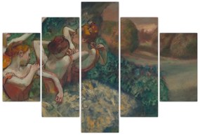 Obraz - Edgar Degas, Four Dancers, reprodukcia (150x105 cm)