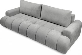 Rozkladacia pohovka Lutario - sivá hydrofóbna pletenina Venice 2023