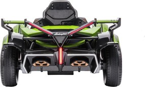 LEAN CARS Elektrické autíčko Lamborghini GT HL528 LED svetlá MP3 zelené