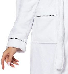 Dámský župan z mikrovlákna Sharon S/M bílý