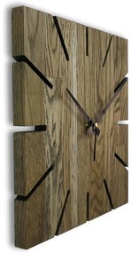 Nástenné hodiny z dubového dreva qartz I SENTOP FB-MAS008