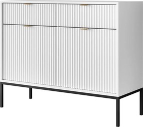 Komoda CORA, biela matná 104 cm