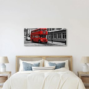 Obraz -Londýn s autobusom (120x50 cm)