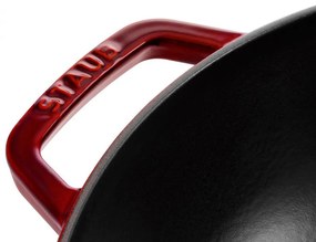 Staub wok so sklenenou pokrievkou 30 cm/4,4 l grenadína, 40511-466