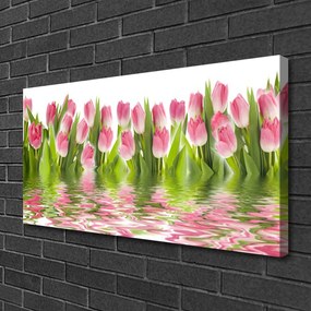 Obraz Canvas Tulipány rastlina príroda 125x50 cm