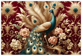 Obraz – Elegantný páv (90x60 cm)