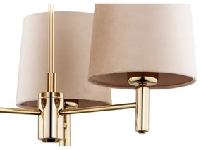 Argon 6109 - Luster na tyči PONTE 3xE27/15W/230V béžová