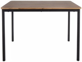 Jedálenský stôl City 110 cm dub artisan/čierny