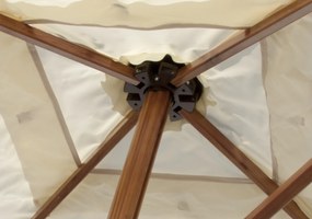 Doppler Gastro Magic Junior Alu Drevo 2 x 2 m - slnečník - 2. akosť (S248)