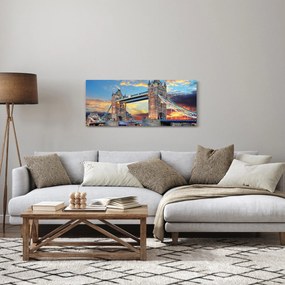 Obraz - Tower Bridge, Londýn, Anglicko (120x50 cm)