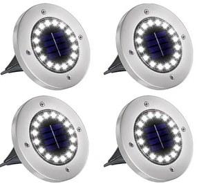 Bezdoteku LEDsolar 16Z vonkajšie svetlo k zapichnutie do zeme 4 ks, 16 LED, bezdrôtové, IPRO, 1W, studená            farba