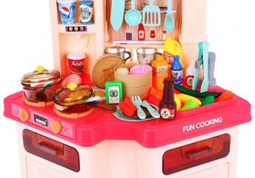 RAMIZ Detská interaktívna kuchynka 848B - ružová