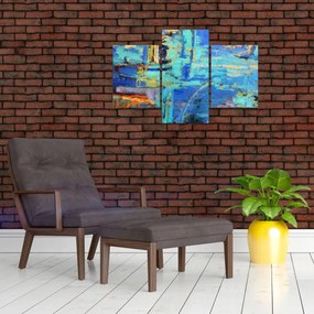 Obraz - Abstraktné olejomaľba (90x60 cm)