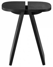 Čierna stolička z dubového dreva Avio – Blomus