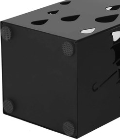 Stojan na dáždniky, čierny