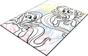 Koberec Agnella Happy Cartoon biely