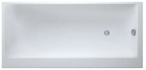 Cersanit Smart, akrylátová vaňa pravá 170x80cm + nožičky, biela, S301-116