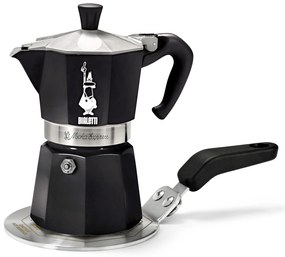 Kávovar na moka kávu Bialetti Moka Express, 190 ml, čierny
