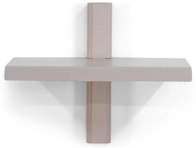 Taupe kovová polica 28 cm Hola – Spinder Design