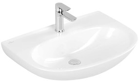 VILLEROY &amp; BOCH O.novo závesné umývadlo s otvorom, bez prepadu, 650 x 480 mm, biela alpská, 4A406601