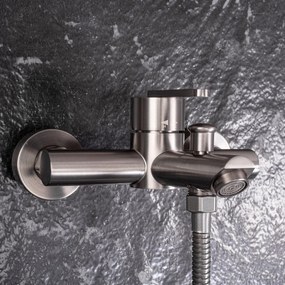 Rea Ontario, vaňová batéria s ručnou sprchovou súpravou, grafitová, REA-B5515