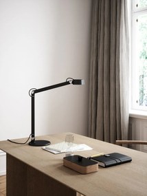NORDLUX Kancelárska stolová/nástenná LED lampa NOBU, 9 W, teplá biela, čierna
