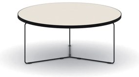 Okrúhly konferenčný stôl TENDER, priemer 90 cm, zemitá