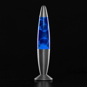 Lávová lampa, modrá