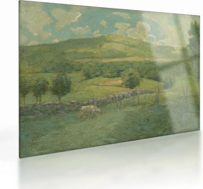 Sklenený obraz - Julian Alden Weir, Obweebetuck, reprodukcia (70x50 cm)