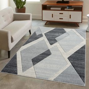 Dekorstudio Moderný koberec BONITO 7167 sivý Rozmer koberca: 80x150cm