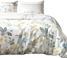 RENFORCÉ OBLIEČKY HOPE EXCLUSIVE 200X220 CM, 2KS 70X80 CM LISTY