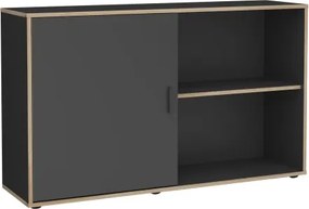 Skrinka s posuvnými dverami Elias, antracit/dub sonoma%