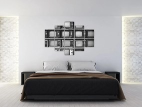 Obraz - Retro televízie (150x105 cm)