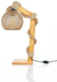 Stolní lampa Canata přírodní dub