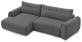 Sivá rohová pohovka Aden – Bobochic Paris