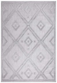 Dekorstudio Terasový koberec SANTORINI - 454 sivý Rozmer koberca: 200x200cm