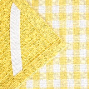 Sada kuchynských utierok ALAMBRA žltá / biela 766343