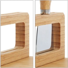 Servírovacia doska SALERS s príborom, bambusová