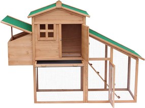 Kurník Avenberg COOPER 172 x 66 x 120 cm (hnedý)