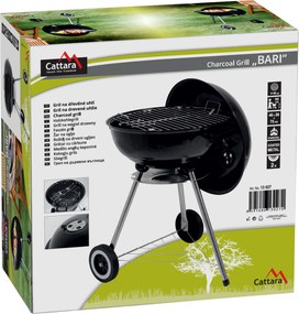 CATTARA Gril na drevené uhlie s kotlíkom BARI 46 cm