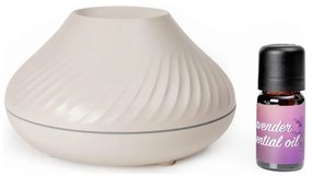 LED RGB Aróma difúzor s imitáciou plameňa LED/6,5W/5V 130ml biela