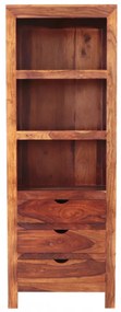 Knižnica Amba 65x180x45 z indického masívu palisander Only stain