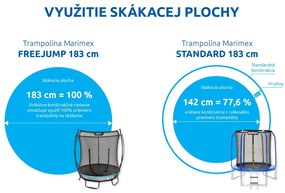 Marimex | Trampolína Marimex FreeJump 183 cm + ochranná sieť a kotviaca sada ZADARMO | 19000106