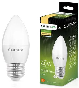 Žiarovka LED sviečka 5W E27 470LM CB