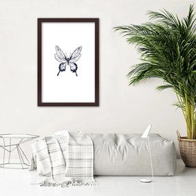 Gario Plagát Kreslený motýľ Farba rámu: Bez rámu, Rozmery: 40 x 60 cm
