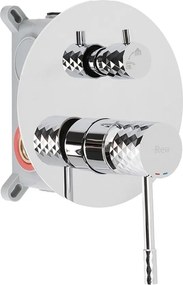 Sprchový komplet REA LUNGO DIAMOND + BOX s podomietkovou batériou, chróm