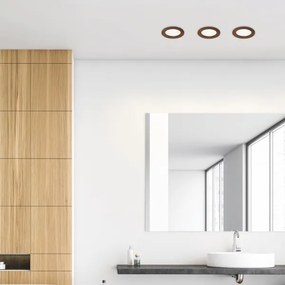 LED Podhľadové svietidlo WOODY SPOT LED/12,5W/230V 4000K čerešňa Ø16 cm